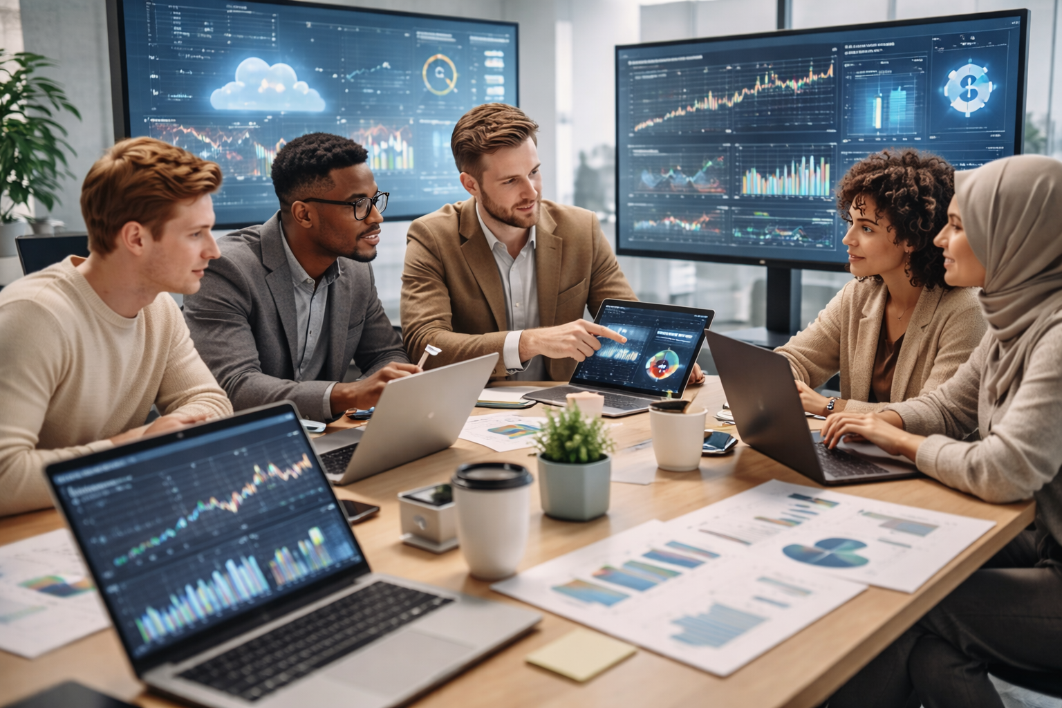 Modern finance dashboard with analytics
